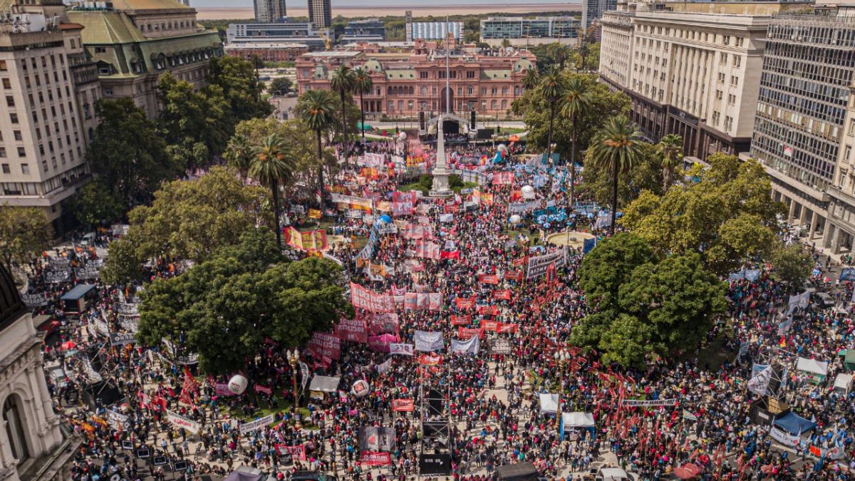 Marcha de la izquierda contra el FMI