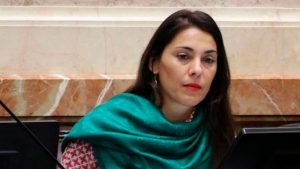 Lucila Crexell es la senadora que votó a favor de la Ley Bases. Imagen: Senado de la Nación.